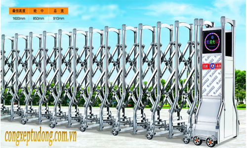 Cổng xếp tự động DH002